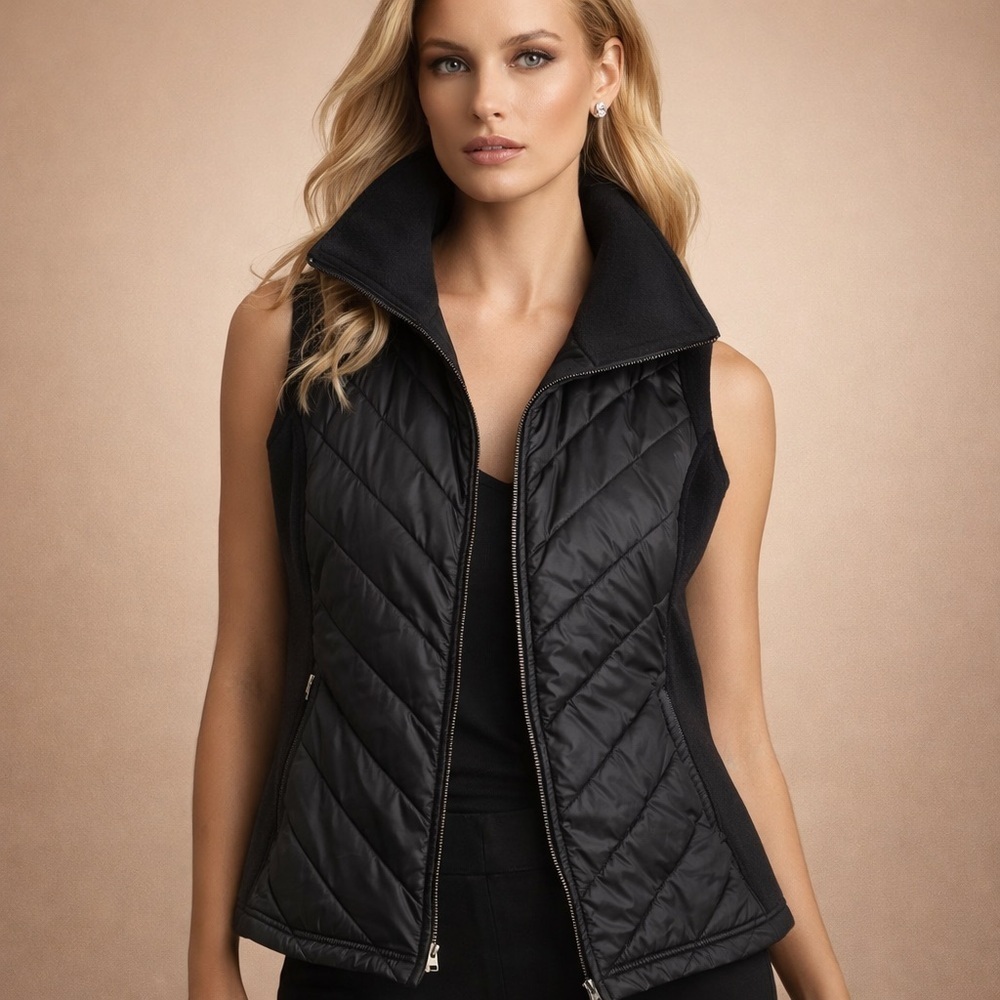 Columbia Charcoal Quilted Outerwear